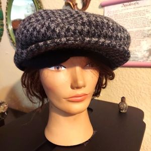 LL Bean Harris Tweed 100% Wool Newsboy Cap Hat Mens Size XXL Tagged
